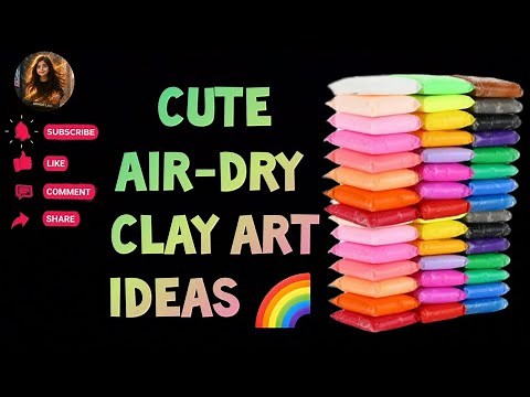 Clay Art Ideas 🎨 | Top cute & beautiful Clay Creations🌈✨