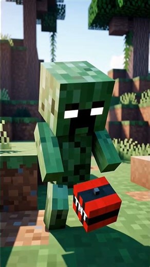 Creeper playing TNT 🤣 #shorts #minecraft #roblox