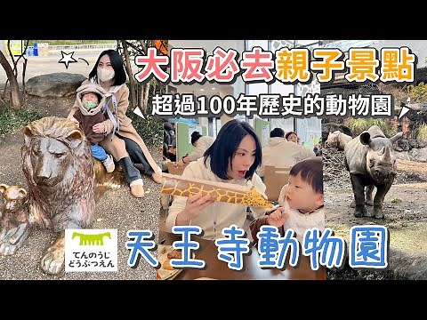 大阪必去親子景點特輯 | 超過100年歷史的天王寺動物園 | 天啊！動物離我好近 OSAKA TENNOJI ZOO【PIN命💗VLOG】