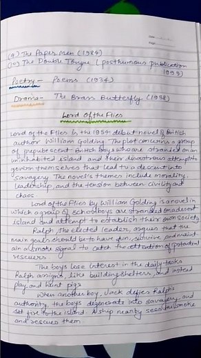 Lord of the Flies by William Golding|UPPSC & MPPSC GDC Assistant Professor English|UGC NETJRFEnglish