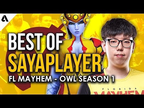 Best Plays of Florida Mayhem Sayaplayer | Overwatch League Season 1