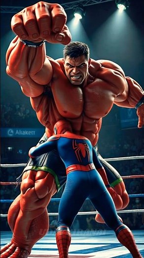 🔥 Red Hulk vs Spider-Man 🥊 Epic Boxing Fight | Marvel Superhero Showdown in 4K