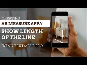 Augmented reality tutorial: Creating an AR Measure App - Draw distance between two points (Part 5)