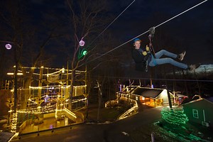 1 Zip Through Christmas Lights | Refreshing Mountain Retreat And Adventure Center