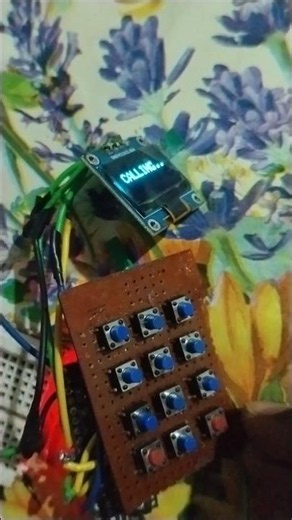 Arduino GSM phone prototype version complete setup