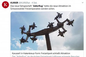 Tatzmania im Schwarzwald: Freizeitpark schließt Karussell nach Hakenkreuz-Kritik