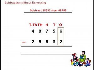 Subtraction without borrowing