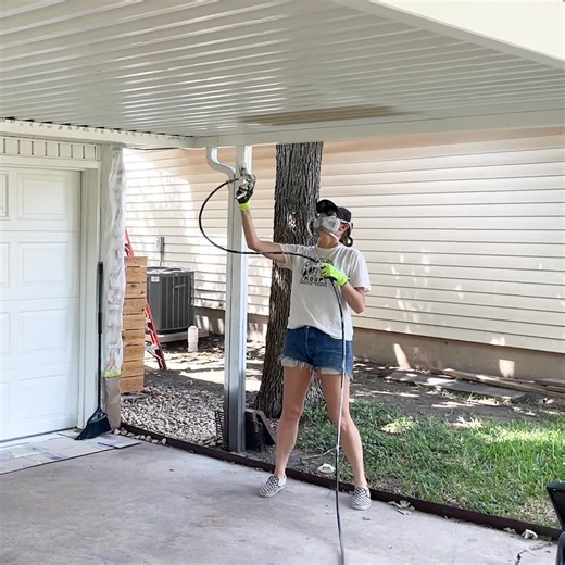 Easily painting our house myself to save THOUSANDS! Looks pro! | Maker Gray