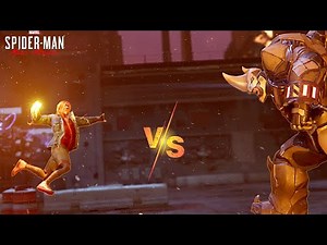 Miles Morales [Spider Man] vs. Rhino | Full Gameplay [No Damage]