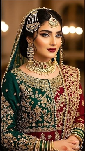 bridal makeup look 👰✨ | bridal lehenga look | #bridelmakup #fashiontrends #shorts