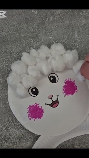 Play&Learn: Paper Plate Sheep Craft 🐑🎨