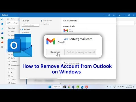 How to Remove Email Address from New Outlook App on Windows 11