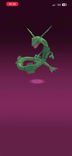 Rayquaza Level 14 in Pokémon GO