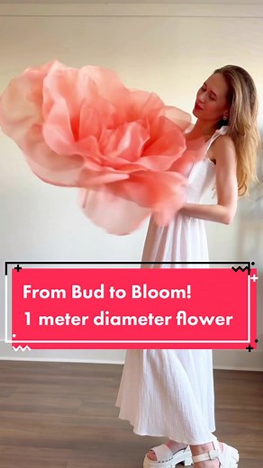 Alina Blossom - Handmade Giant Organza Flower Craft Tutorial