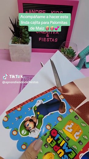 Cómo hacer una caja de palomitas de maiz fácilmente
