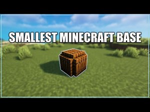 SMALLEST EVER Minecraft Base!! TUTORIAL