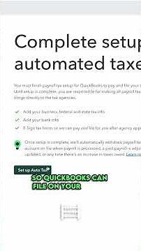 How to Set Up Payroll Taxes in QuickBooks Online