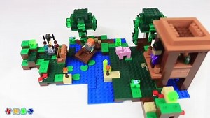 《玩具》智趣亲子玩具 乐高我的世界积木拼装玩具女巫小屋