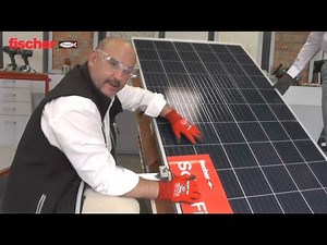 ¿Cómo fijar la estructura de los paneles solares paso a paso con fischer Solar-fix?