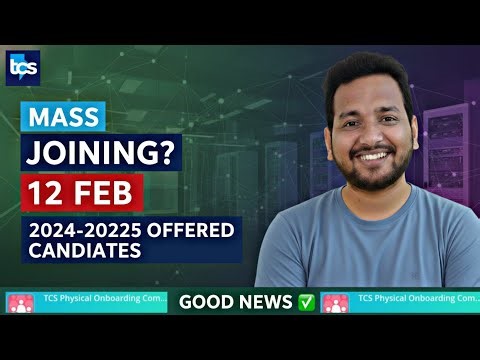 TCS Mass Joining 2025? | 12 Feb Still JL Generating | Offered Candidates Update