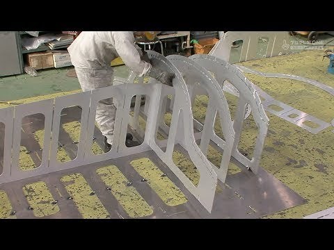 N700系新幹線の製造工程