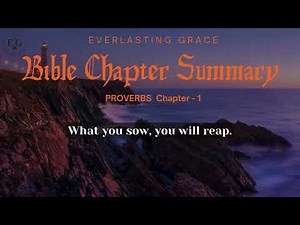 Proverbs Chapter 1 Explained | Simple & Powerful Bible Summary for Daily Wisdom | #biblestudy