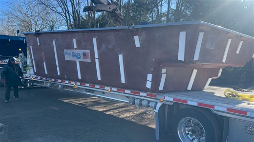 Fiberglass pools and spas delivery day | Paradise Pools And Spas NJ