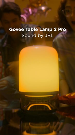🌈Elevate your space with Govee Table Lamp 2 Pro, featuring millisecond music-light sync, 210 customizable LED beads, and Sound by JBL. 🎉Enjoy immersive audio-visual experiences, smart voice control, and 4.5-hour unplugged entertainment. 😍Perfect for bedrooms, gaming setups, or modern home decor.✨ | GOVEE