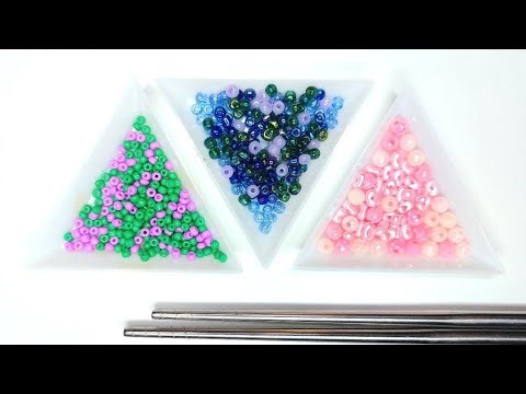 Beads sorting by colour fast asmr #8