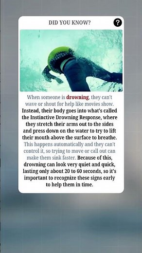 Why Drowning Is Silent and Hard to Spot ?