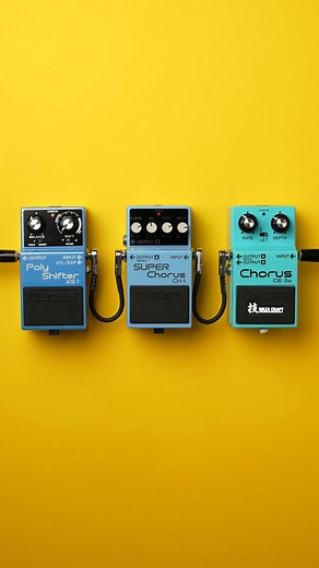 Time to detune! Now THAT is a trifecta of chorus. If you didn't catch it on our release of XS-1, there is a detune mode that effectively turns XS-1 into a chorus/doubling pedal. The BALANCE control is your mix, SHIFT adjusts the detune amount /- 20 cents. While it does sounds great, it can't replace the iconic sound of the CE-2W or the classy, subtle sound of the CH-1, which is why you need all three! | BOSS