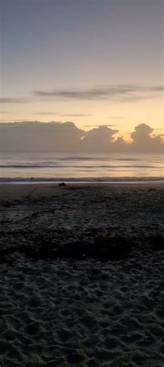 Sunrise at Cocoa Beach across from PSFB. Fishing conditions look promising, tight lines!