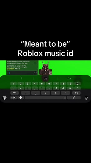 Meant to Be Roblox Music ID - Meant to be Audio Code