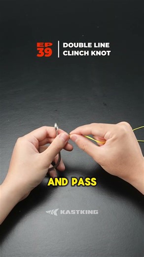 🎣Welcome to KastKing 1-Minute Fishing Tips!⏱️ Ep. 39: Double Line Clinch Knot