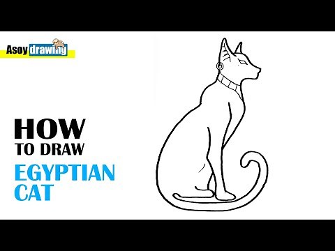 How to Draw Egyptian Cat