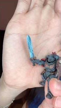 Warhammer 40k Power Sword Tutorial! #warpaintgirl #warhammer40k #warhammer #warhammercommunity