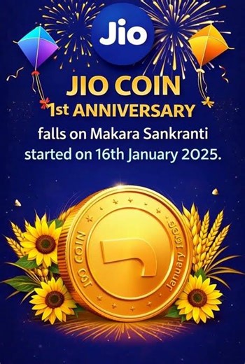 Shorts -68 I Jio Coin 1st Anniversary 16th January 2026 | Makara Sankranti |