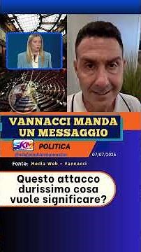 Vannacci attacks the political elite and warns Meloni: "Give the vote back to the Italians"