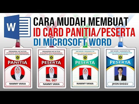 Easy Way to Create Participant Committee ID Cards in Word