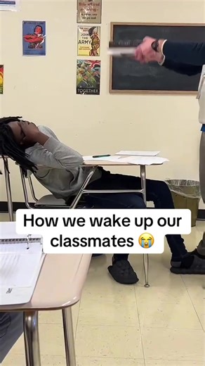 Teacher pranks sleeping student#titok #funnyvideos #foryou #fyp #prank | pranks