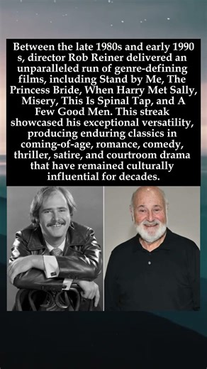The Unmatched Versatility of Rob Reiner’s Golden Era #RobReiner #FilmDirector #ClassicFilms