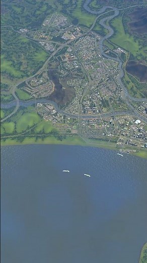 Vanilla City Time-lapse In Cities Skylines!
