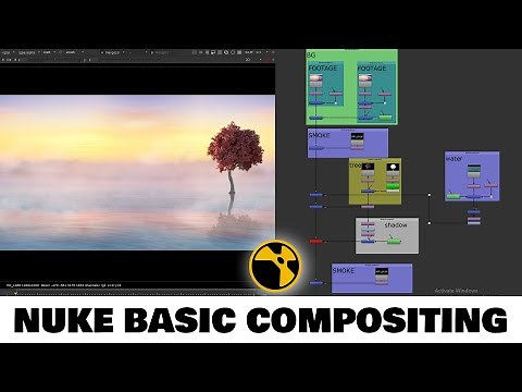NUKE TUTORIAL :- Nuke Basic Compositing | Beginner Tutorial