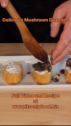 Delicious Mushroom Duxelles #mushrooms #duxelles #recipeshorts
