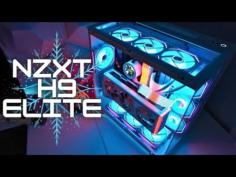 NZXT H9 Elite White Build Update : Vertical GPU Mount, AIO Side Mounted, Reverse Blade Infinity Fans