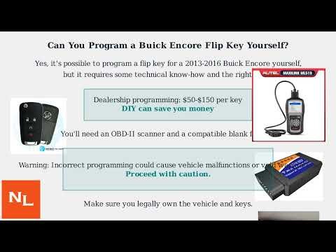 How To Program 2013–2016 Buick Encore Flip Key – Add A Flip-Key (DIY)