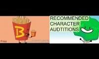 Mix of 2 videos from youtube : BFDI Auditions: Original vs Remake