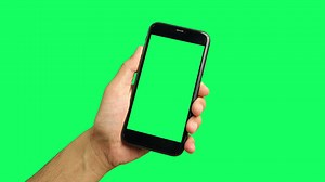 Download Phone green screen, green screen of hand holding and using phone, smartphone green screen, touch screen smartphone, chroma key phone for free