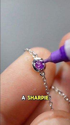 I Colored This Diamond With a Sharpie