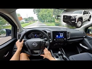 2024 Nissan Frontier SV Hardbody POV Walkaround and Test Drive ASMR